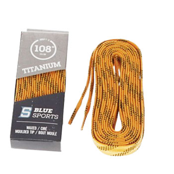 Laces waxed yellow