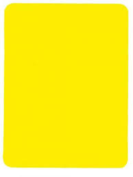 Referee Card Yellow