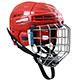 Bauer IMS 5.0 casque combo (incl. griglia) rosso