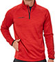 Bauer Fleece 1/4 Zip Top Vapor Senior Punainen