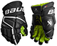 Bauer Vapor 3X handske Junior flade-guld