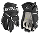 Bauer Supreme Mach handskar Intermediate svart-vit
