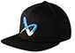 Bauer Flat Brim Snapback Cap black Yth Junior onesize