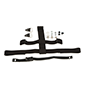 CCM Axis Goalie Backplate Strap & Snap Replacement Set Blk