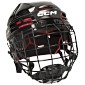 CCM Tacks 70 Kask hokejowy combo Senior czarny kask z siatk