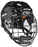 CCM Tacks 720 casco combo casco con rejilla Senior negro