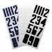 Bauer self-adhesive Numbers for Helmet Set 0-9