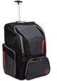 Warrior Pro Wheel Backpack Senior svart röd