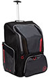 Warrior Pro sac a dos avec roue Senior noir rouge