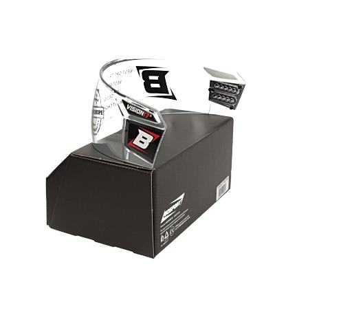 Visière Bosport Vision 16 Pro B2 Pour Casque De Hockey - Anti-rayures Et Anti-buée